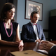 Lizzy Caplan and Michael Sheen
